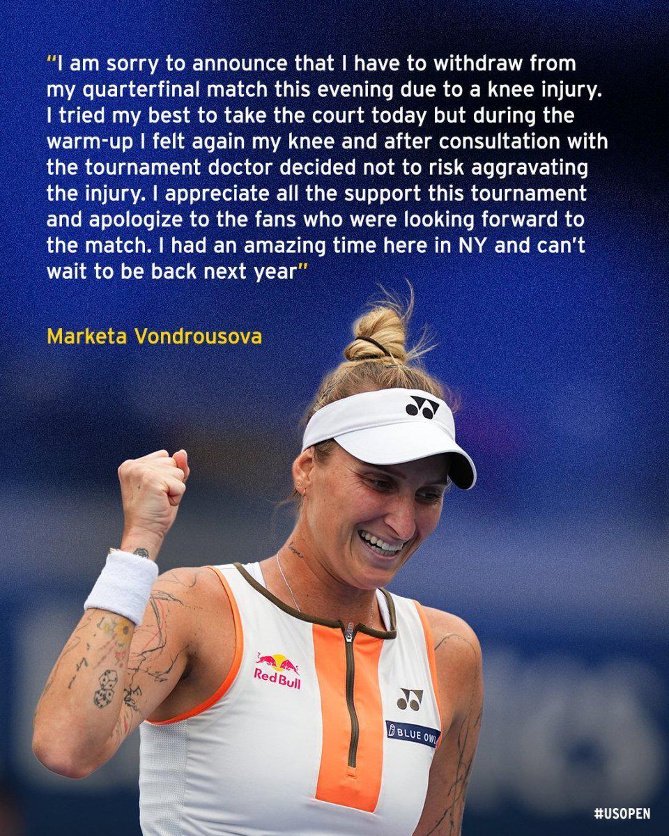 不战而胜！萨巴伦卡连续5年跻身美网四强，PK佩古拉重现去年决赛